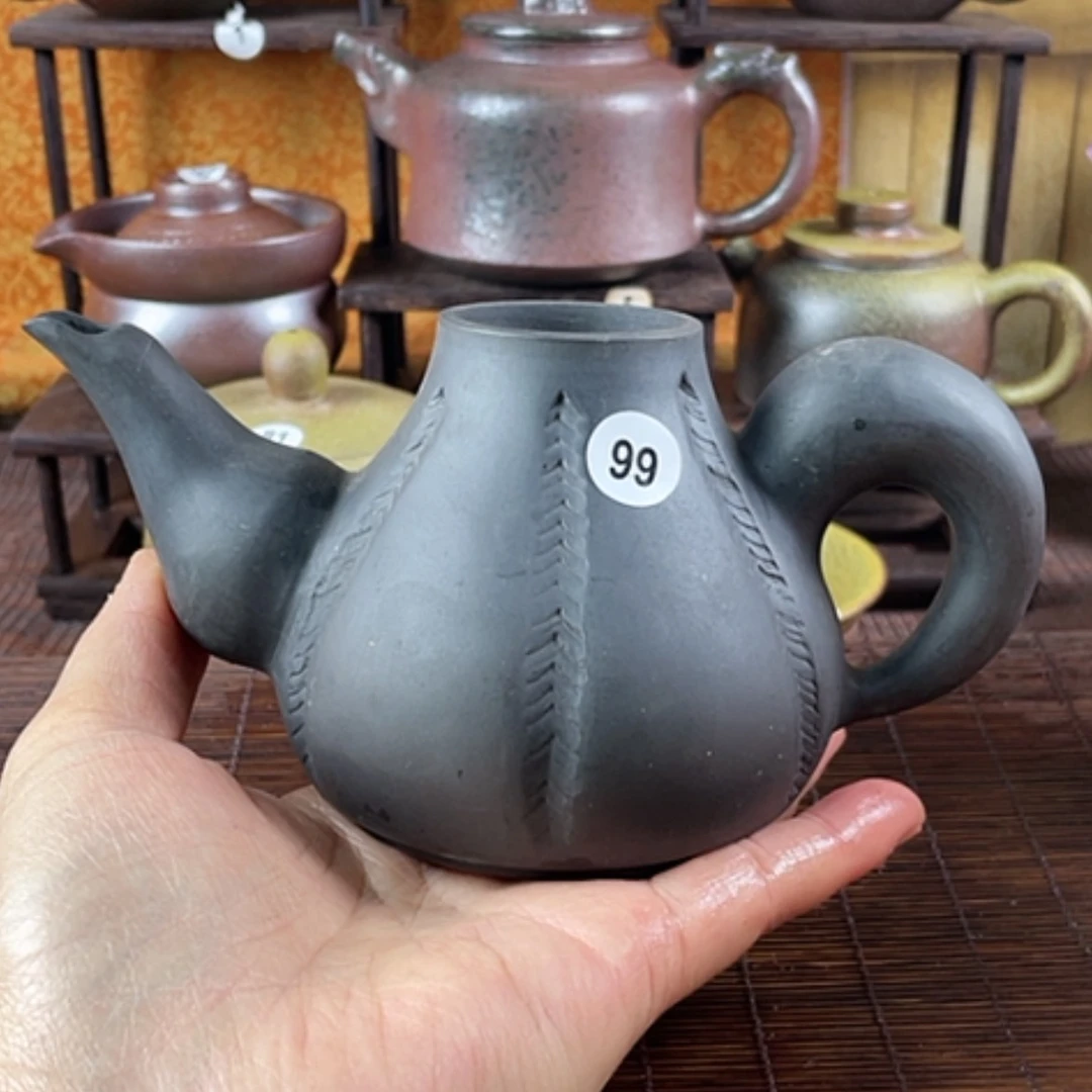 【闪购商品】萧*柴烧茶壶瑕疵处理无盖