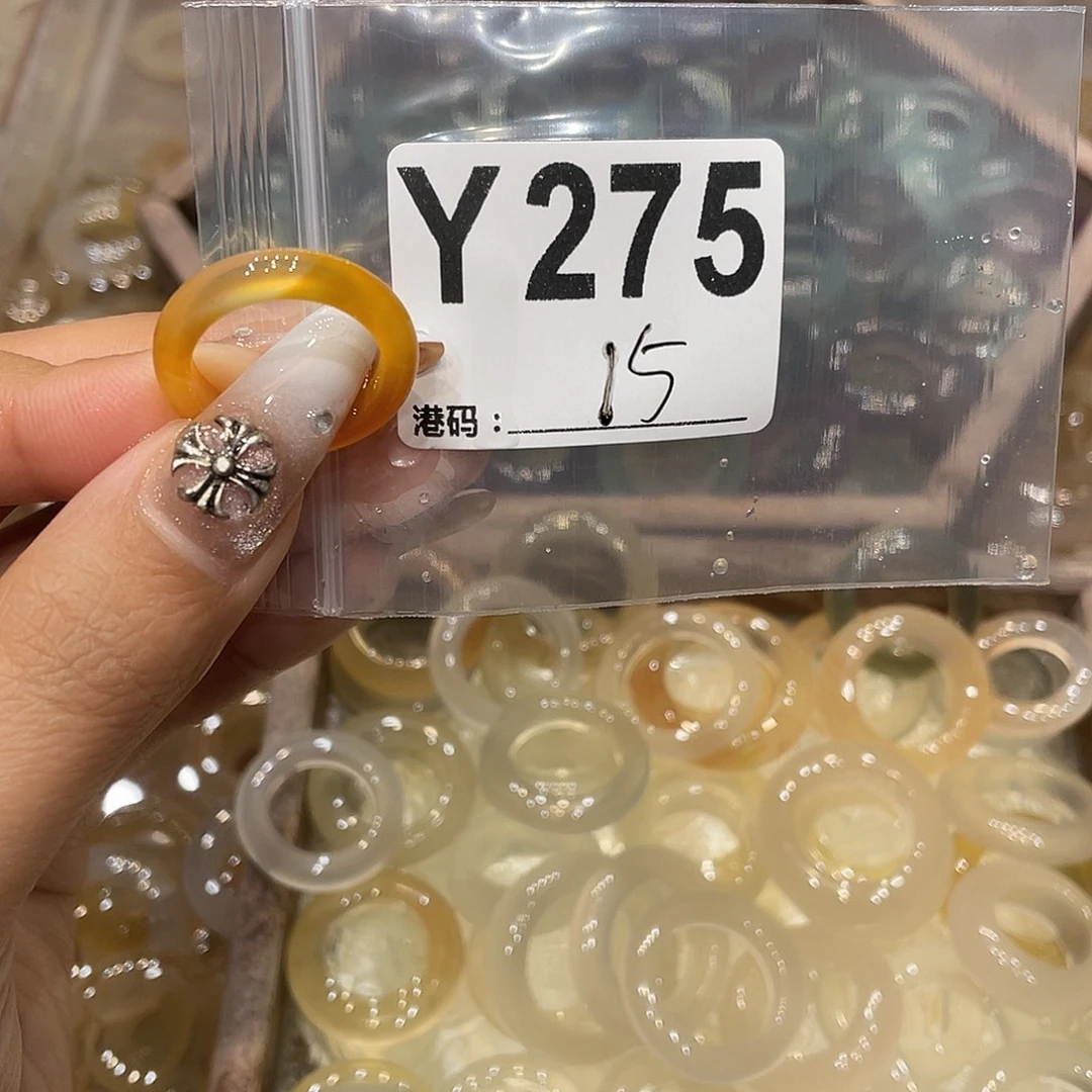 玛瑙/玉髓未镶嵌戒指275