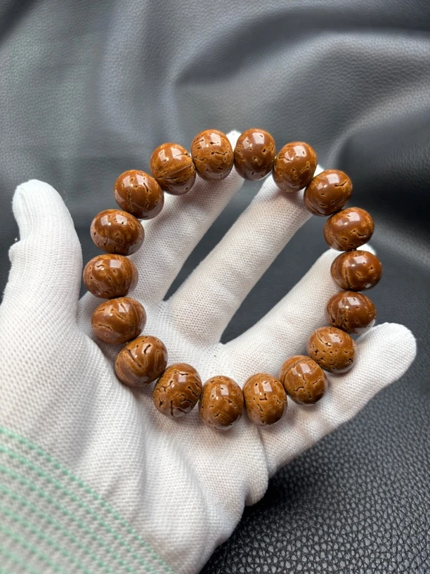 小钱文玩，16脑纹树王红魔苹果、原皮原色，走色快、无科技