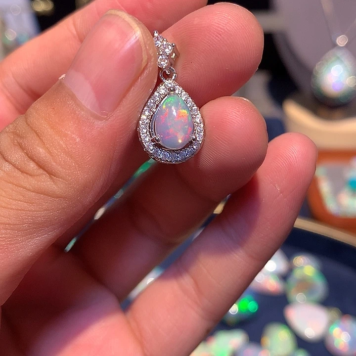 欧泊合金欧泊吊坠