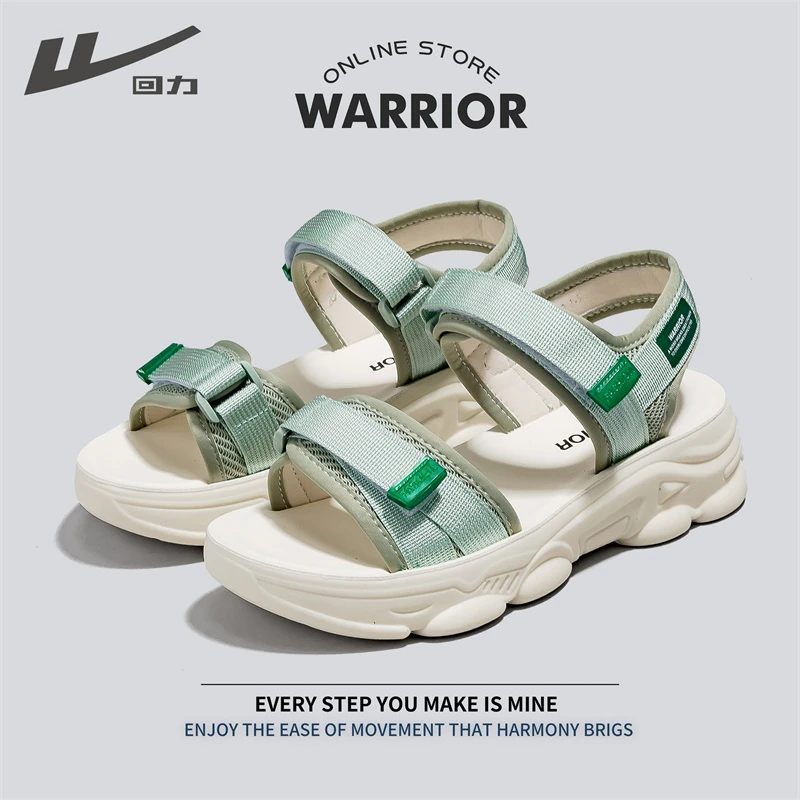 回力凉鞋女2025年夏季新款学生厚底百搭软底不累脚运动外穿凉拖鞋