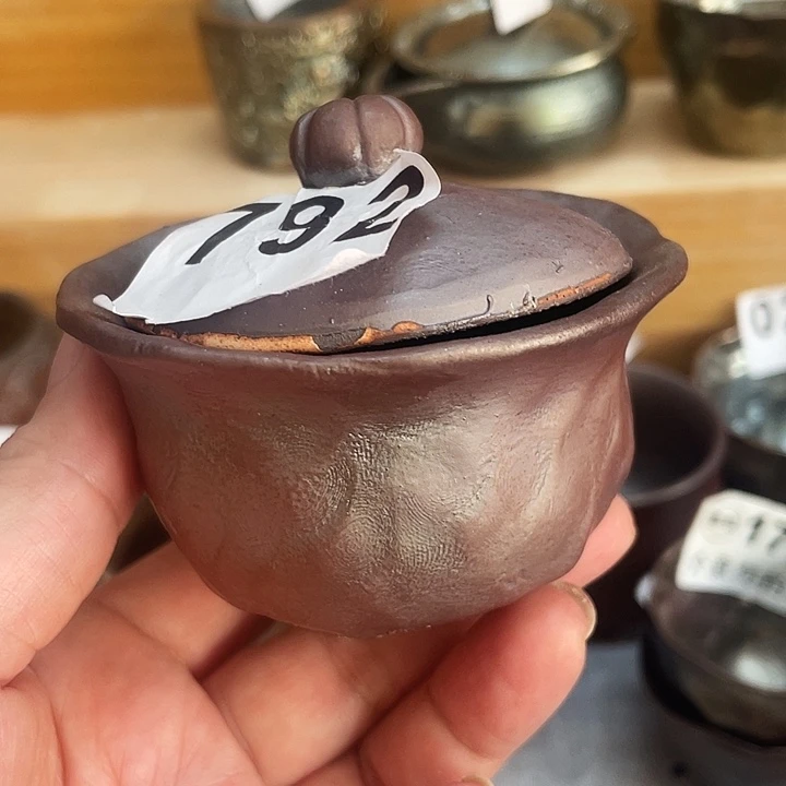 茶杯紫泥柴烧纯手工792