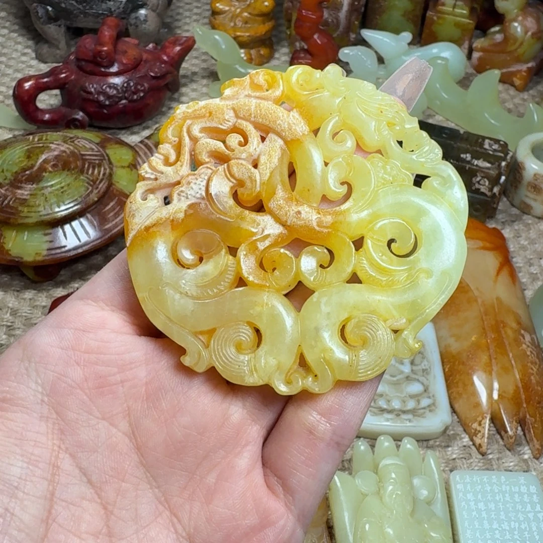 白玉菩提吊坠挂件