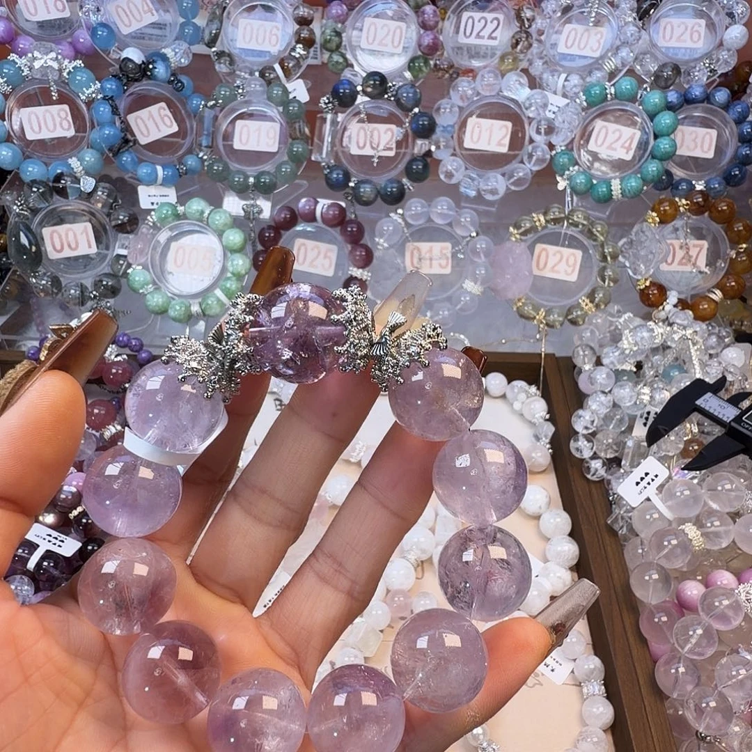 手链合金水晶紫水