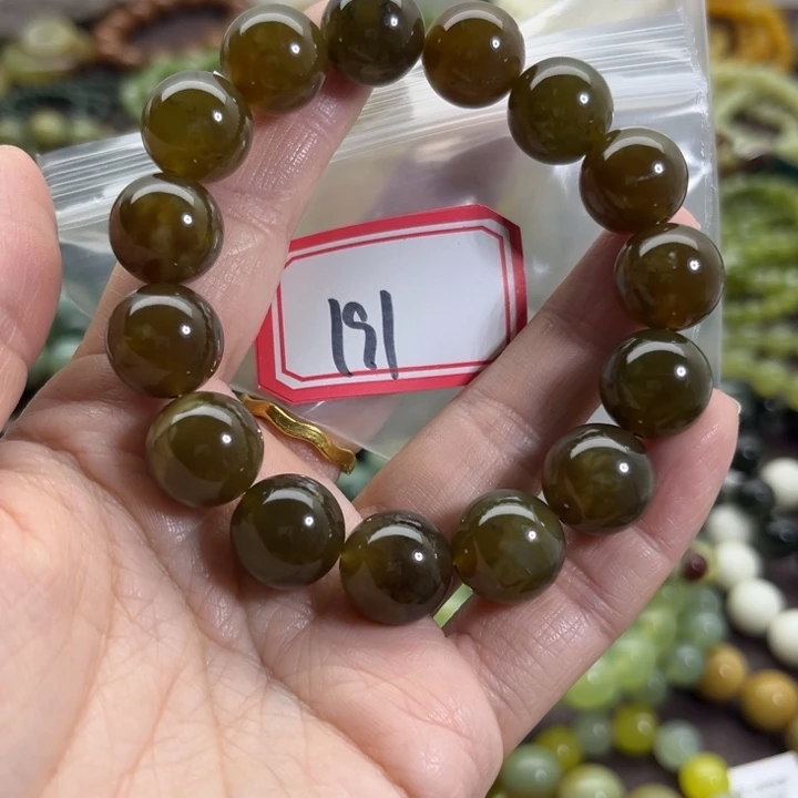 蛇纹石玉未镶嵌手链