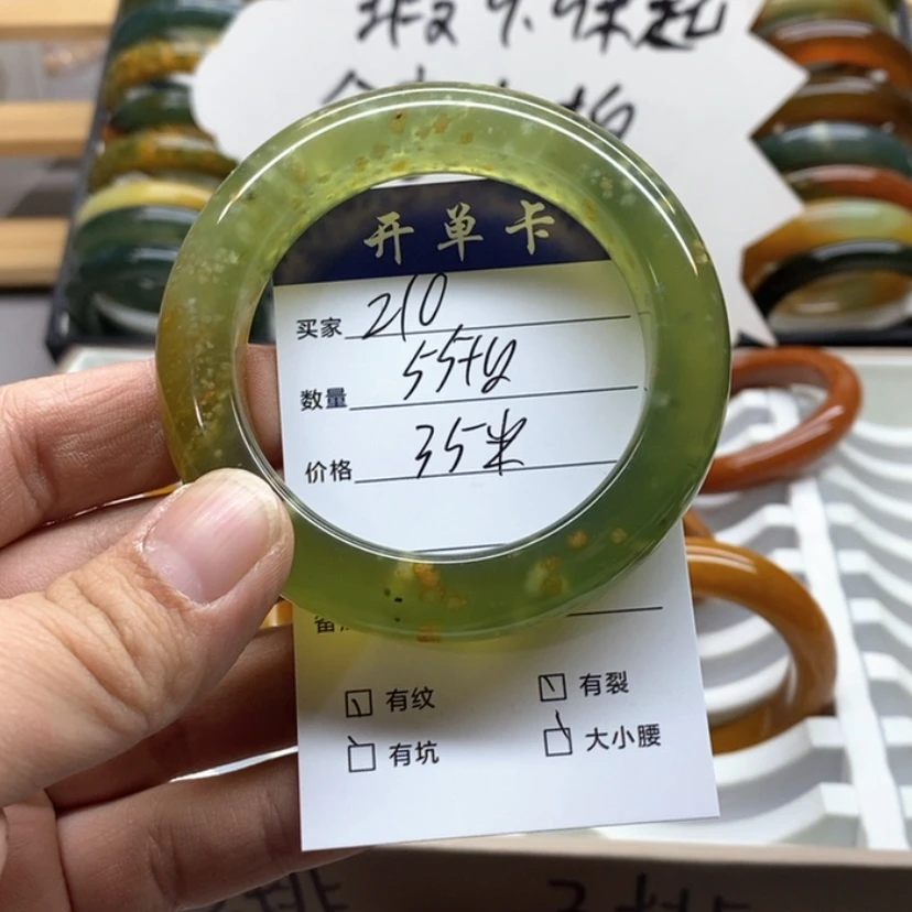 【闪购商品】蛇纹石玉手镯未镶嵌