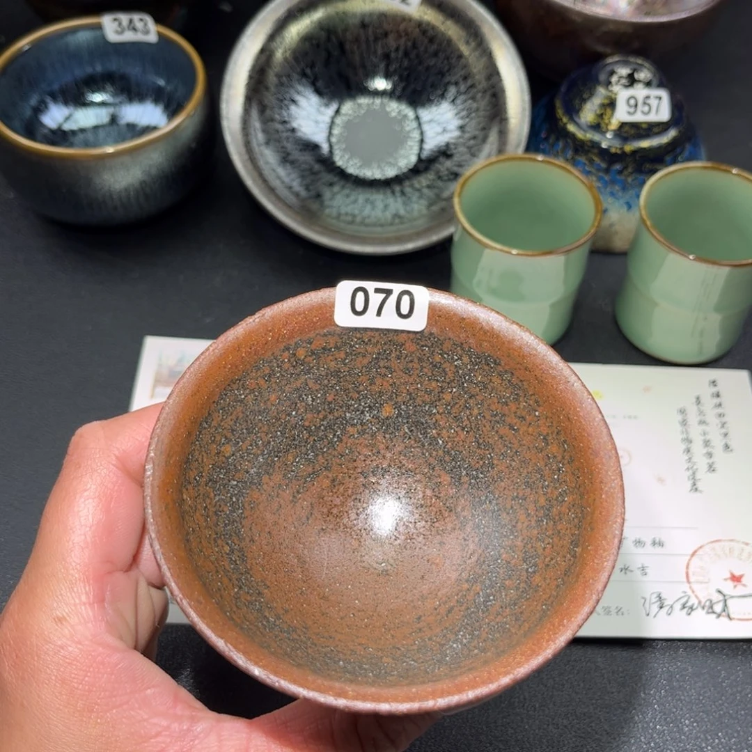 茶盏70 建盏单盏放大漏…………