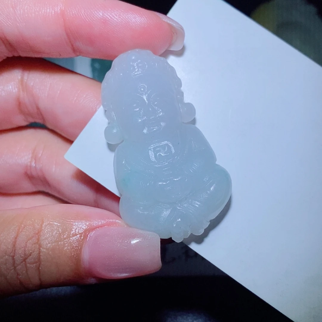 定制翡翠未镶嵌吊坠