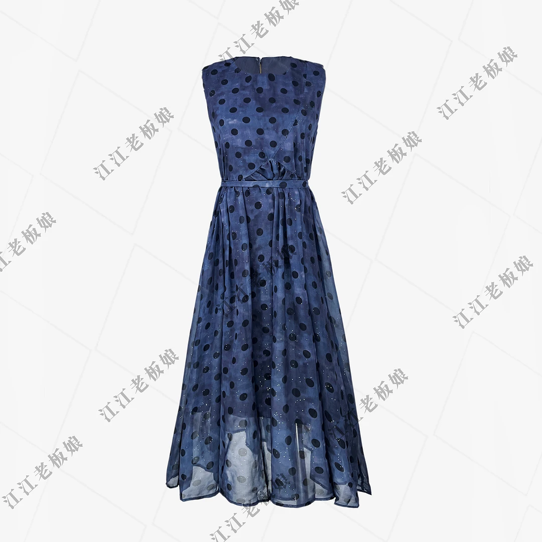 【诗诗专属】国风夏季新款无袖显瘦时尚连衣裙气质宽松Q2018