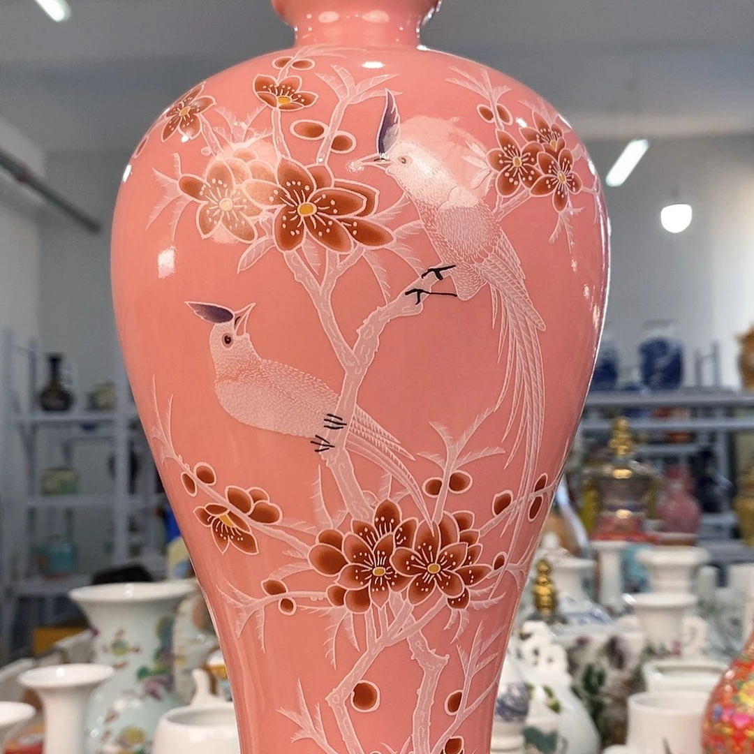 摆件景德镇陶瓷花瓶摆件