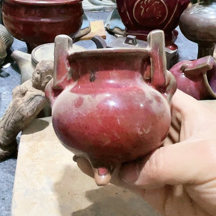 瓦当摆件茶台在瓦当摆件