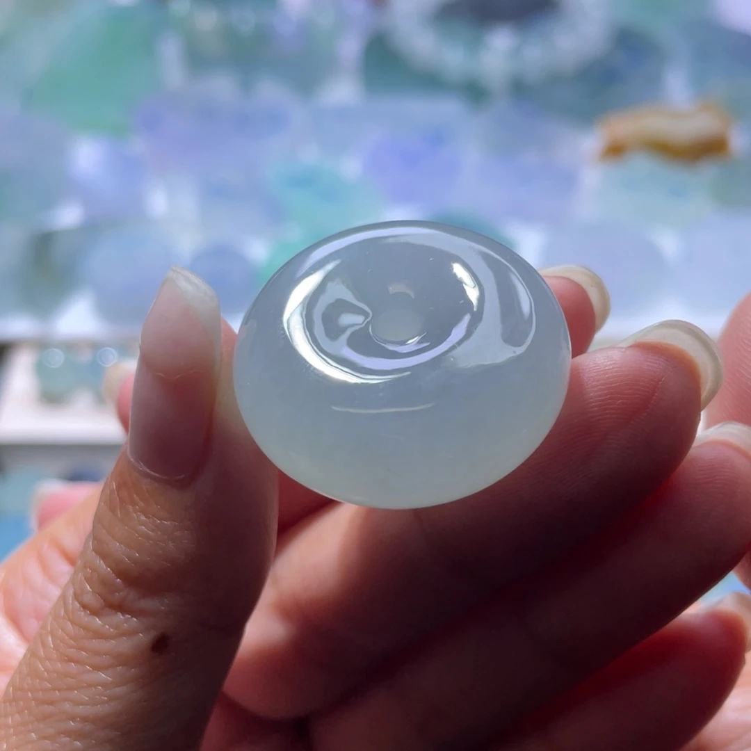 定制翡翠未镶嵌卡28肥扣子