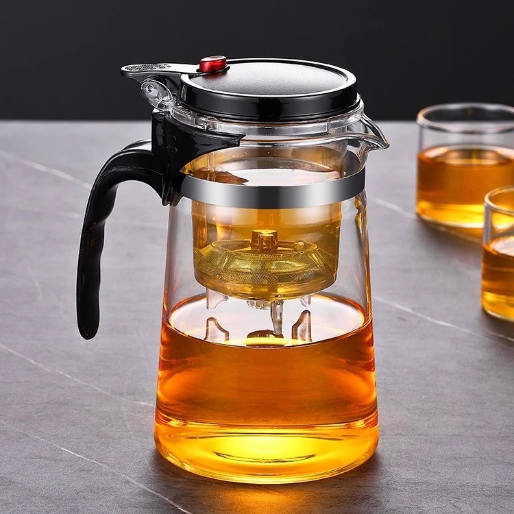 加厚飘逸杯泡茶壶茶水分离过滤花茶壶冲茶器耐热玻璃茶杯茶具家用