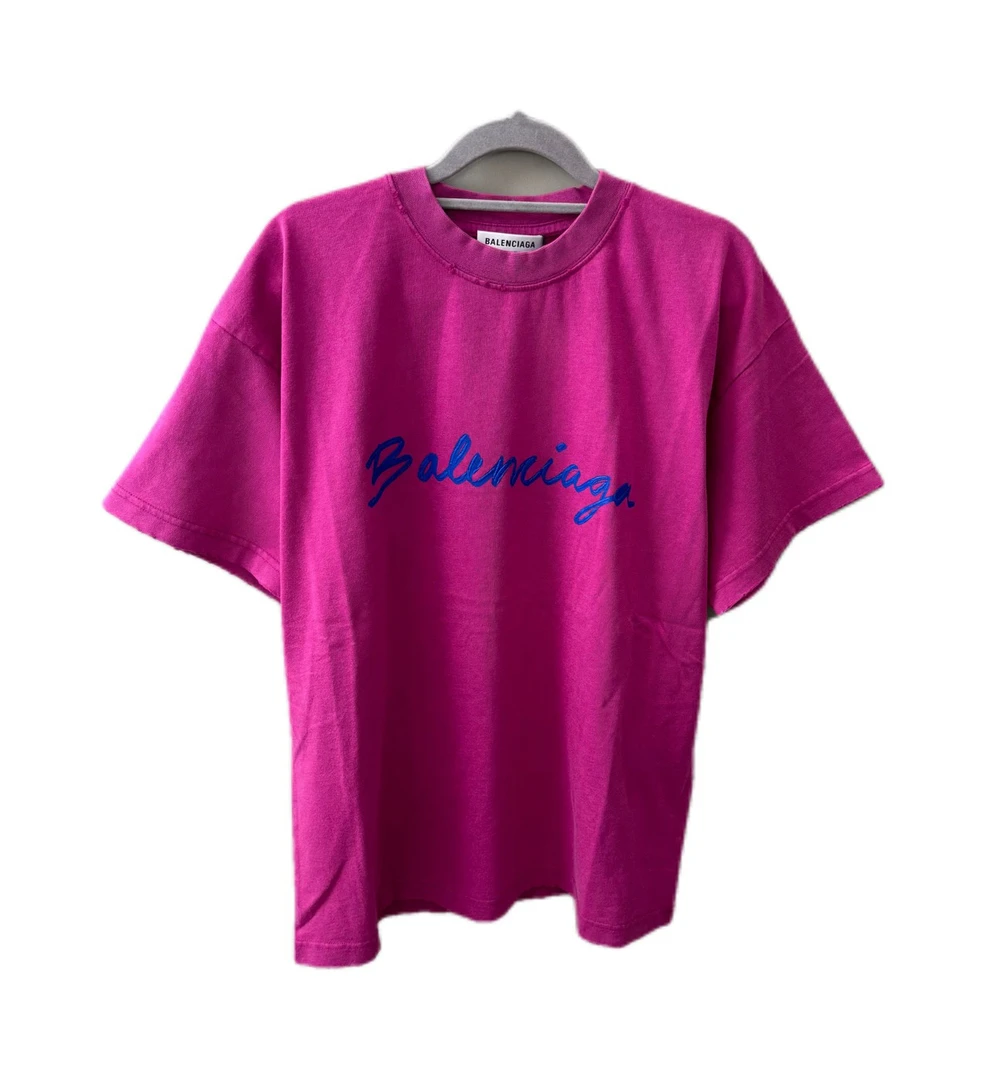 全新未使用 Balenciaga/巴黎世家 M码/印花logo短袖/全新/jm08626