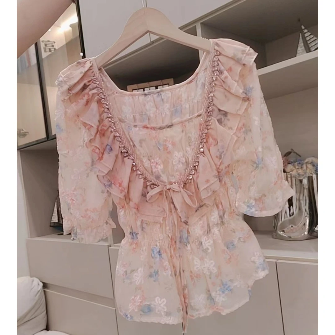 『 时尚衬衫Y 』复古设计感气质百搭时尚衬衫7418