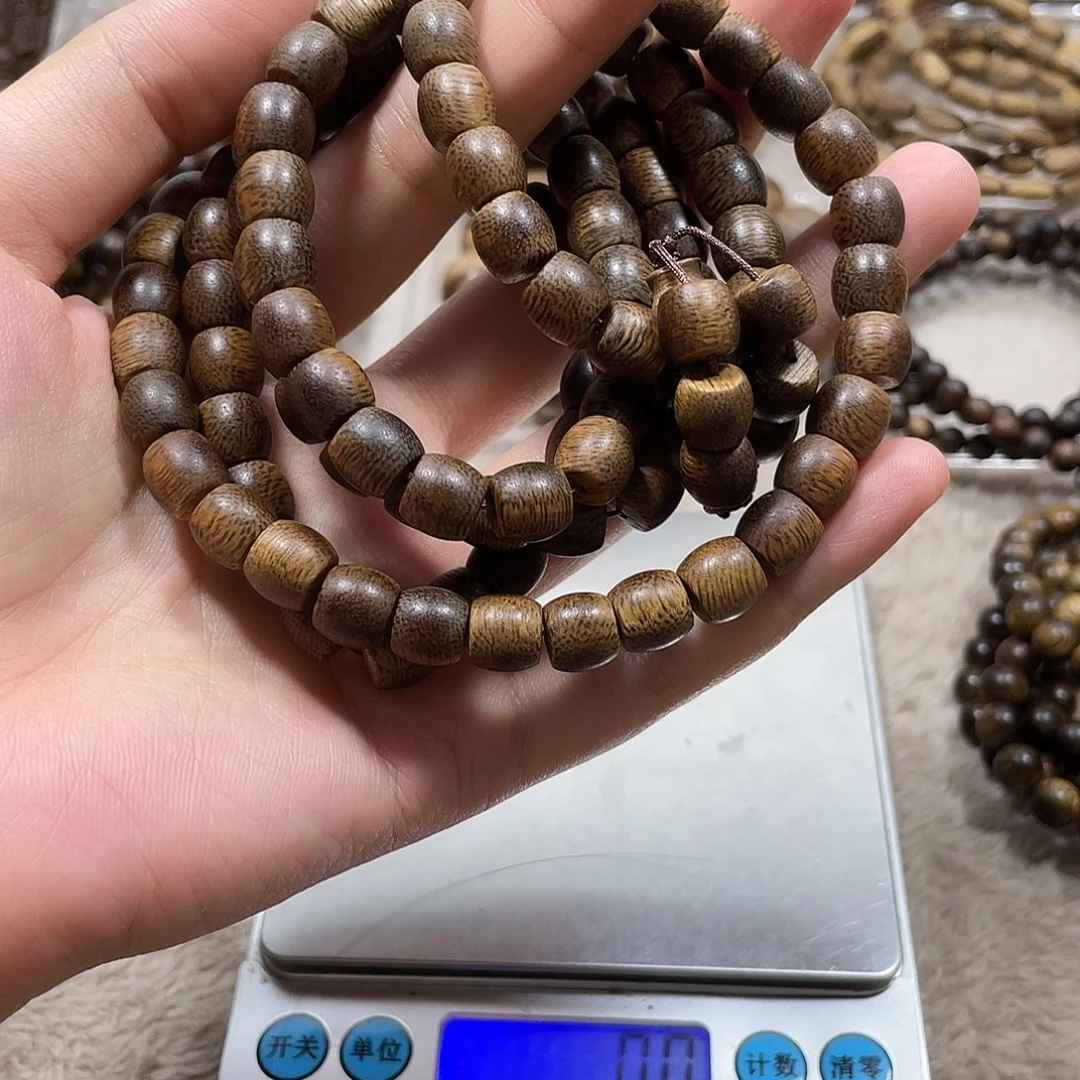 渔***乐沉香手串越南芽庄白棋楠
