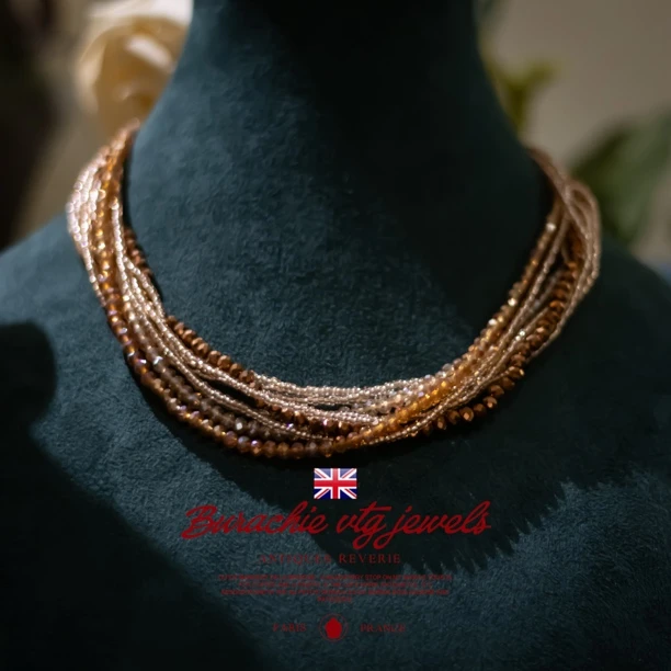 铜合金仿水晶项链 【2765】周年珍藏英｜经典原标克拉款CrownFrett