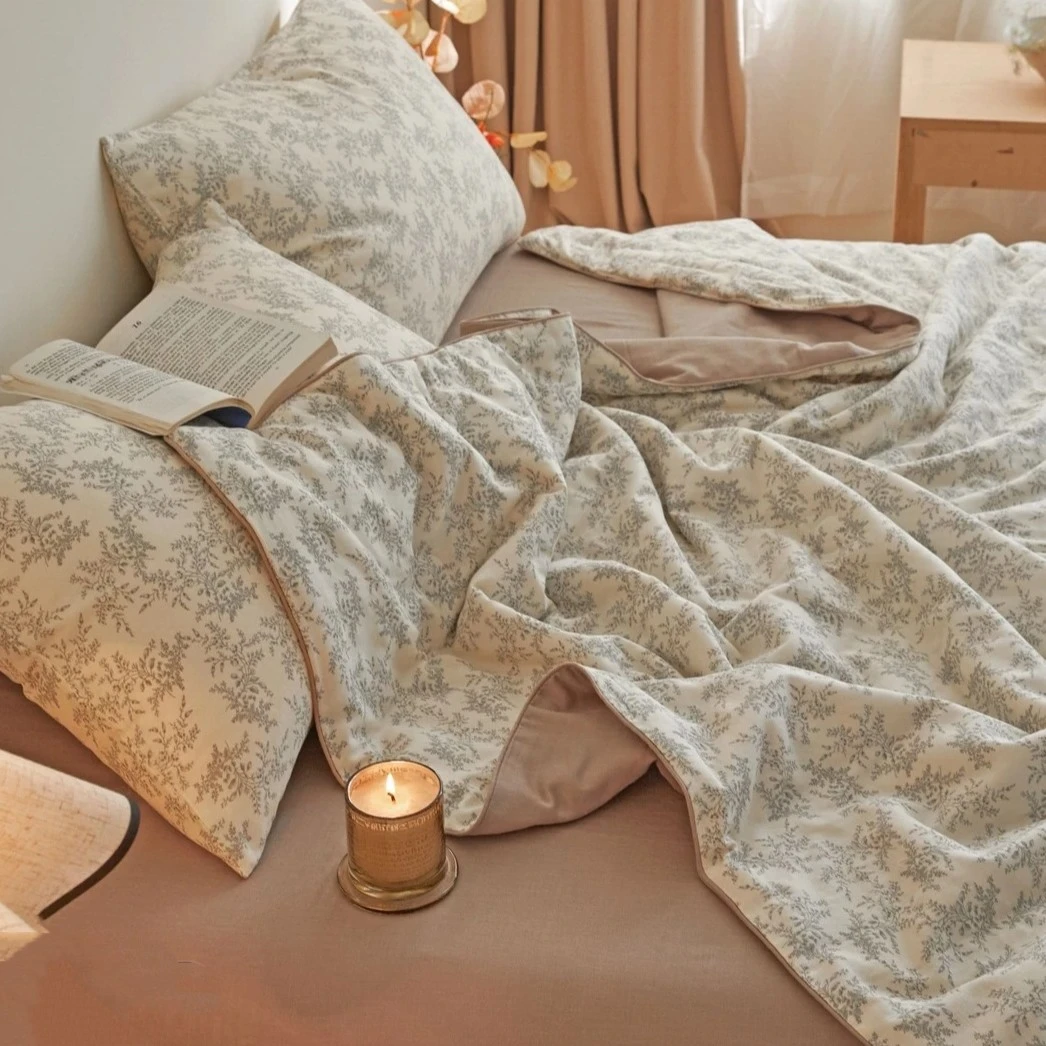 【夏被四件套】吸汗透气夏季A类床品套件简约实用空调被四件套