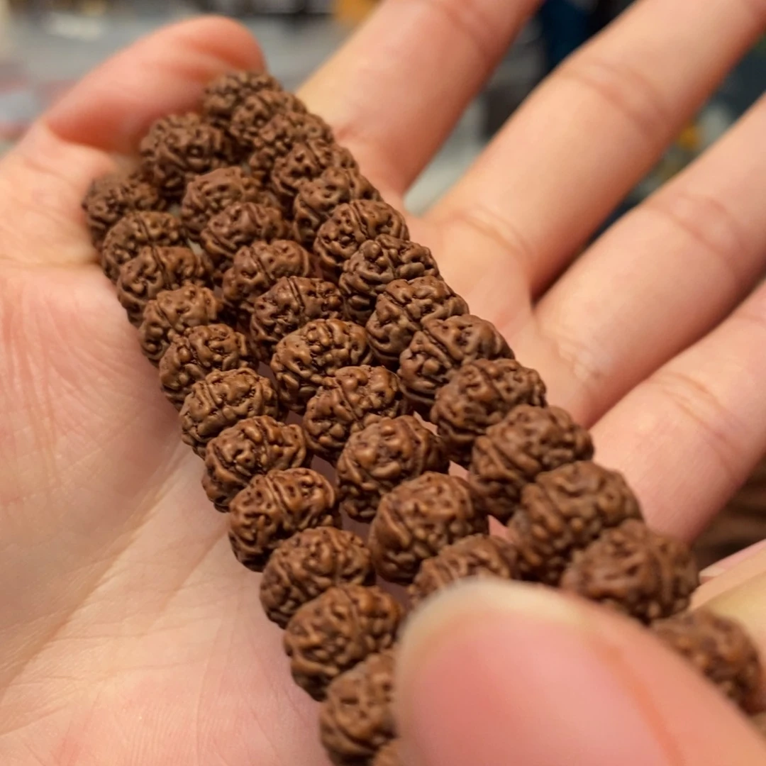 金刚菩提手串六瓣老树王108卡9