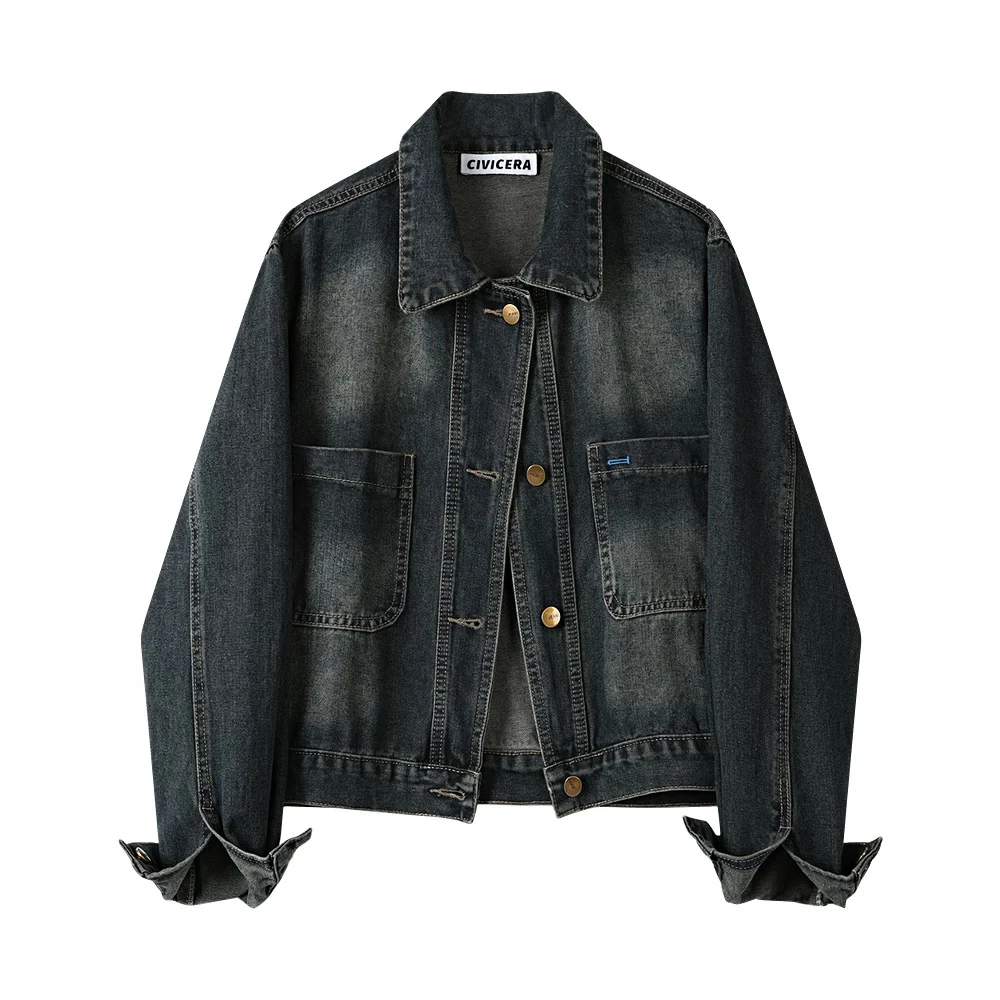 主播推荐601-650外套网红复古宽松外套款休闲女时尚牛仔百搭外套