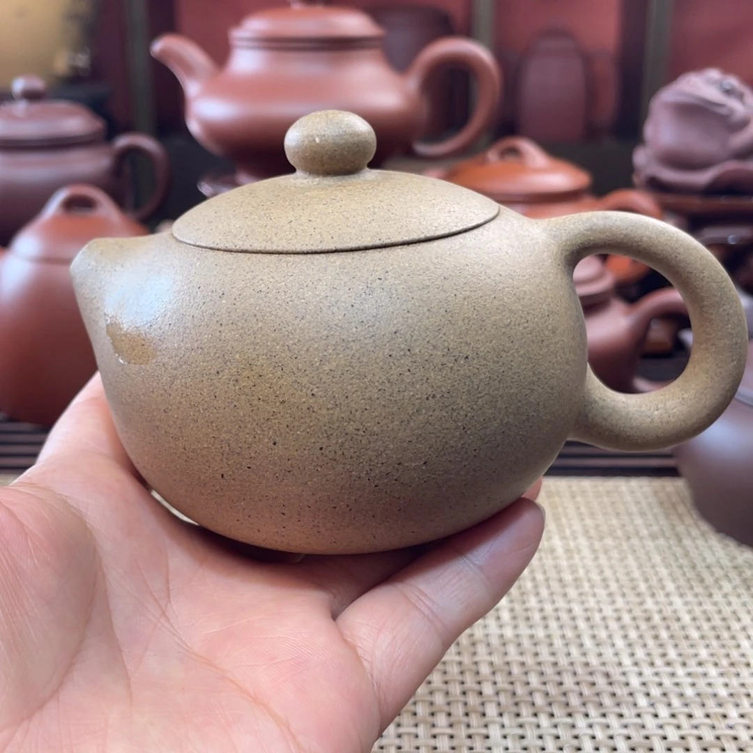 茶壶紫砂微瑕段泥手工制作