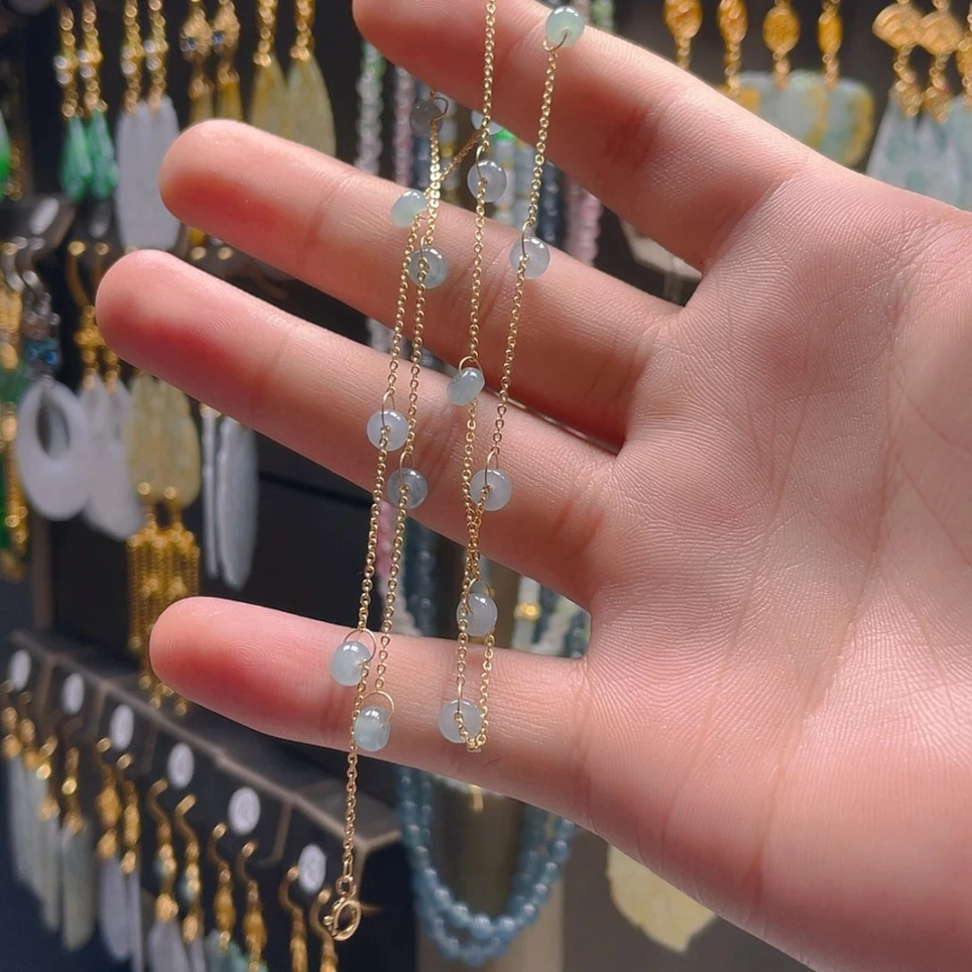 翡翠未镶嵌耳饰翡翠