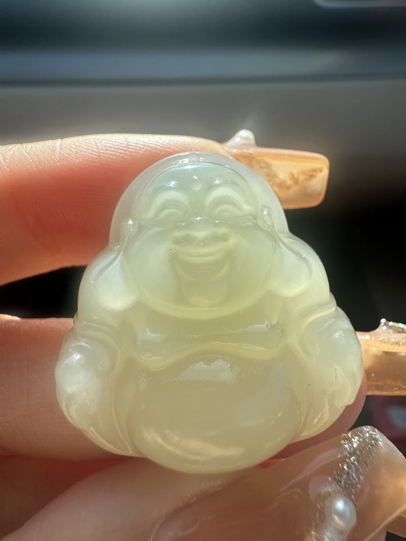 天然正品和田玉佛公