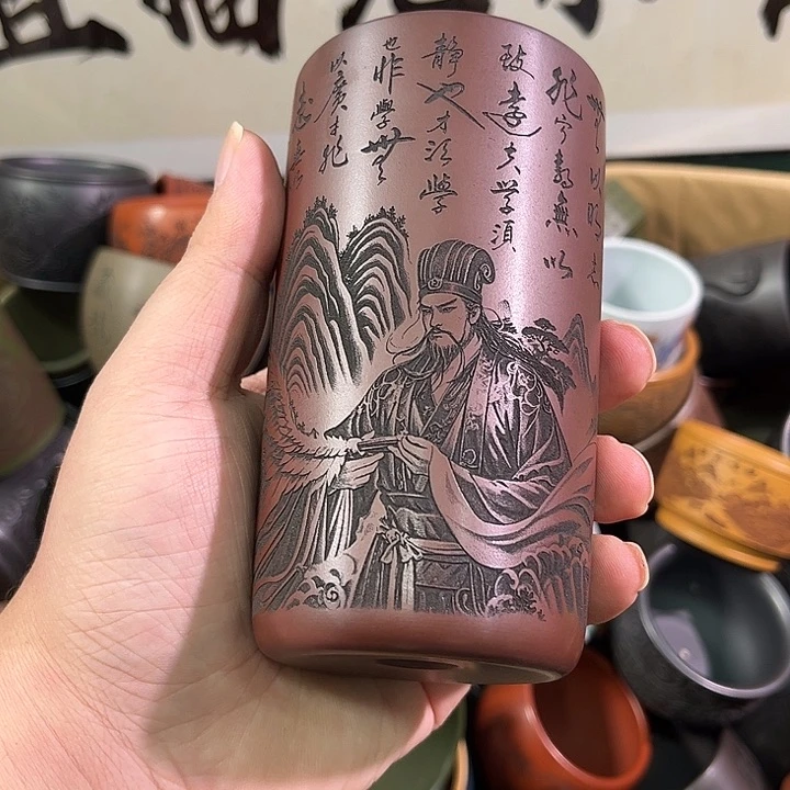 茶杯紫砂全手工紫砂主人杯