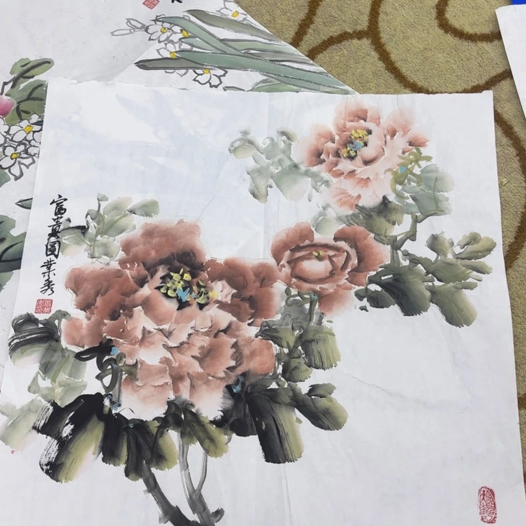 国画50斗方花鸟艺