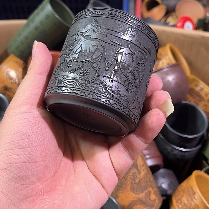 茶杯紫砂全手工紫砂主人杯