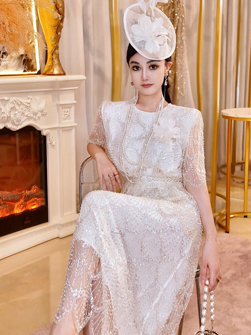 【星姐推荐】星原创高级定制【星瑶】设计师轻奢名媛套装裙