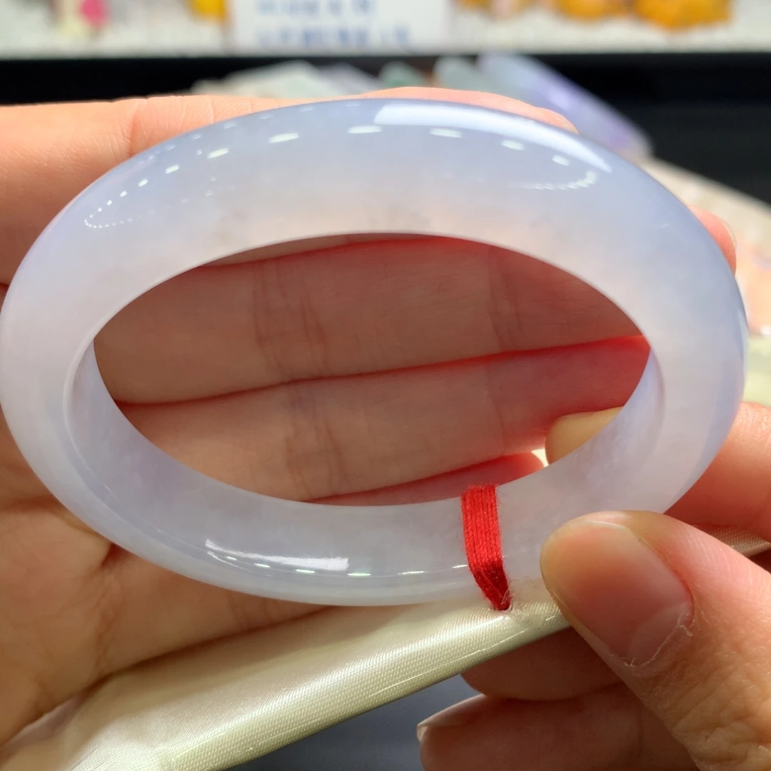 翡翠未镶嵌手镯16号小手强推