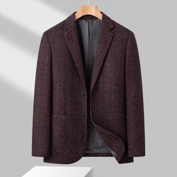 男士秋季商务休闲时尚百搭气质高雅西装外套/88997