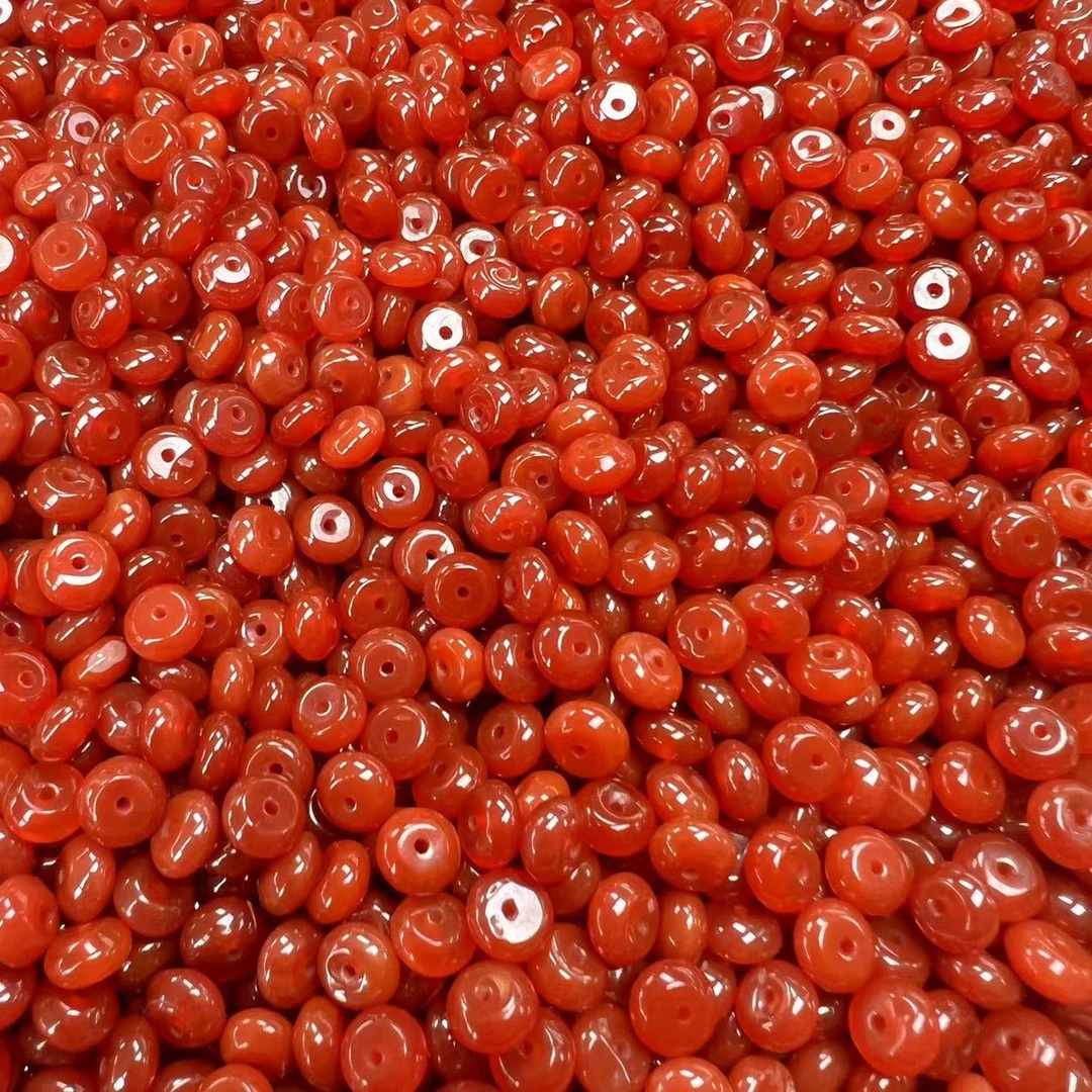 时尚配饰DIY饰品冰红色隔珠8㎜10颗直播选购多样性发其一