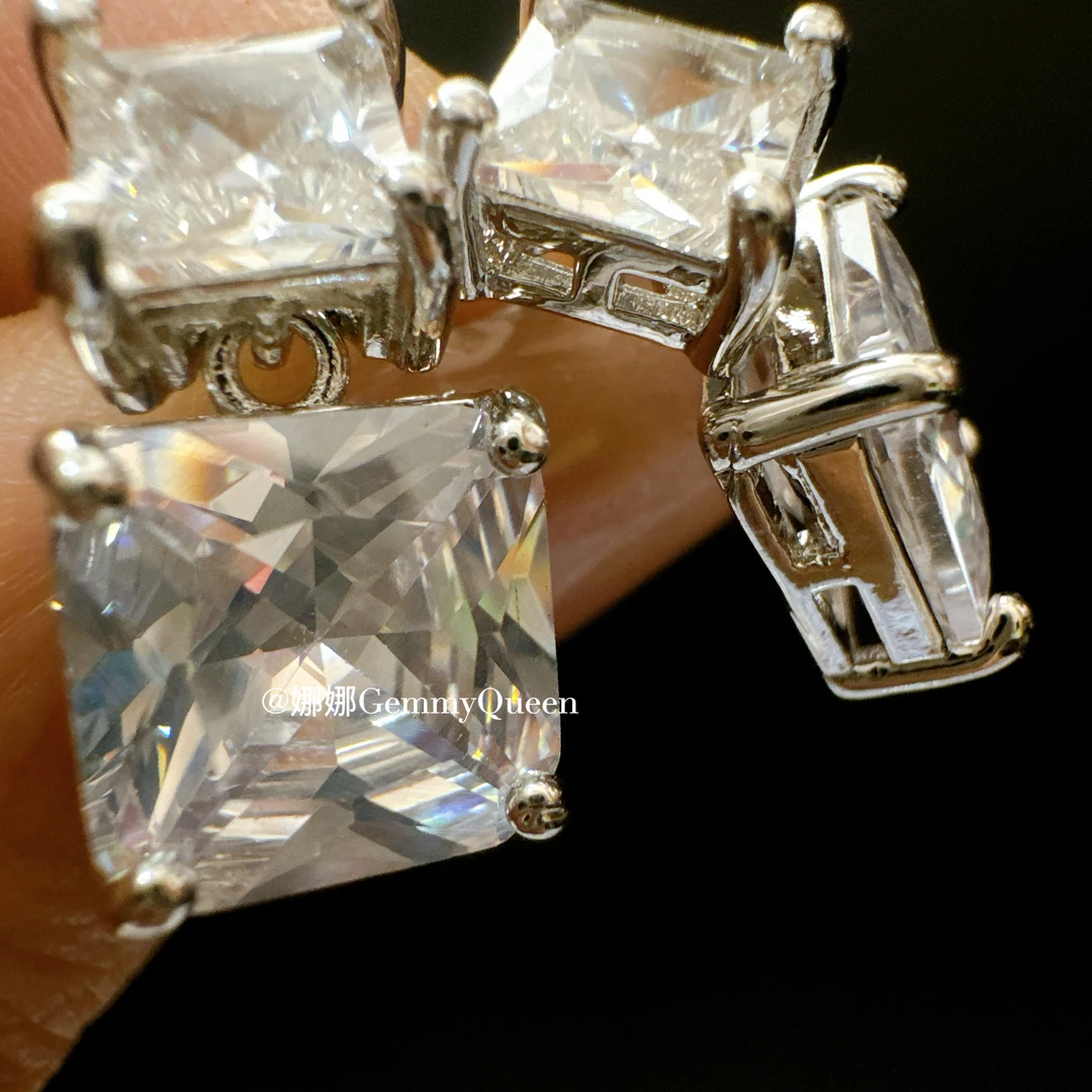 铜合金合成锆石耳饰 娜娜GemmyQueen耳环GQ05542