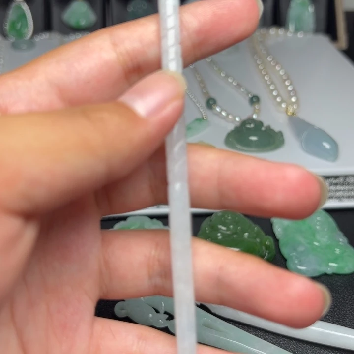 翡翠未镶嵌发饰111