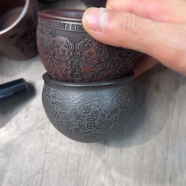 茶杯紫砂岁**声全手工制作工艺