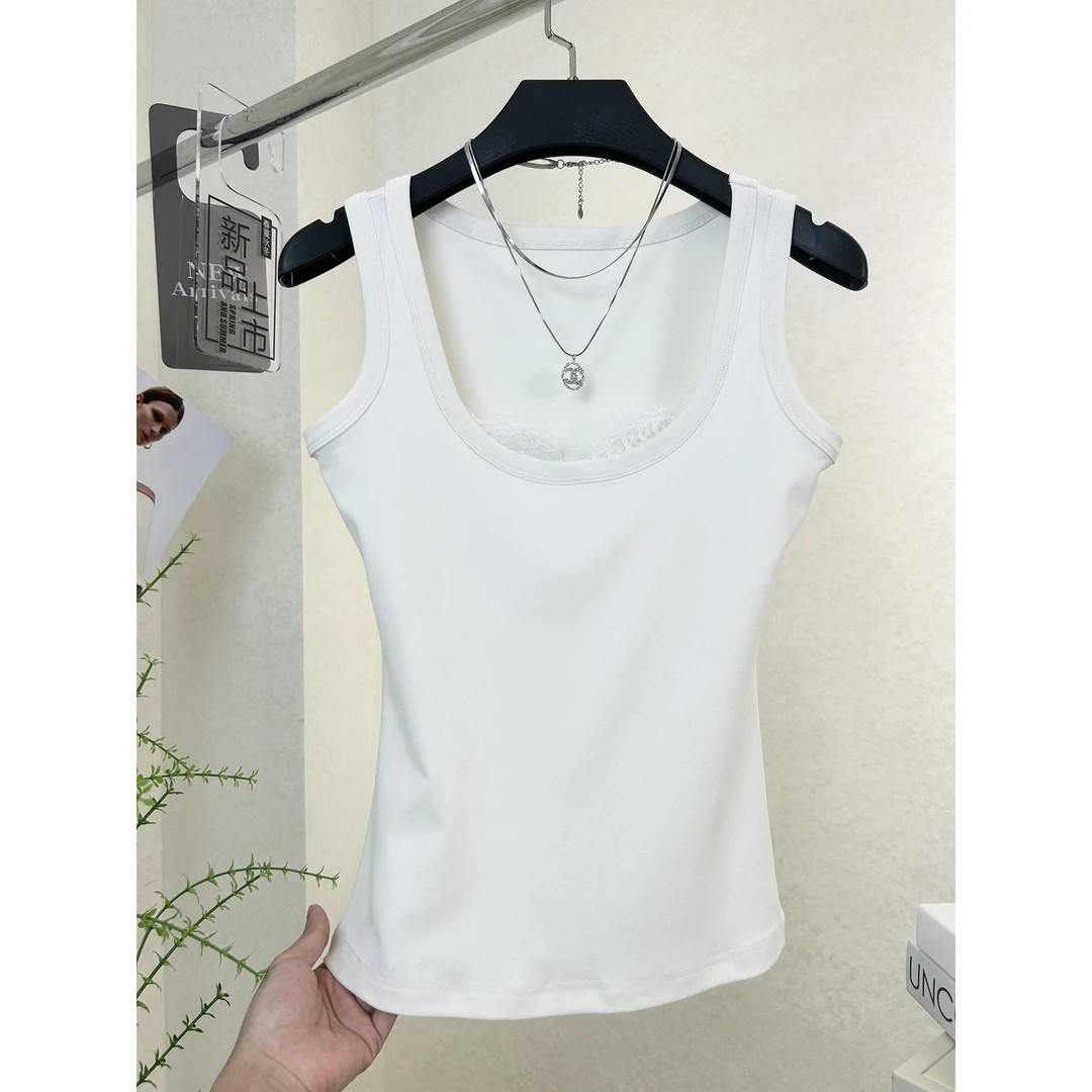 法式蕾丝拼接百搭显瘦上衣352316