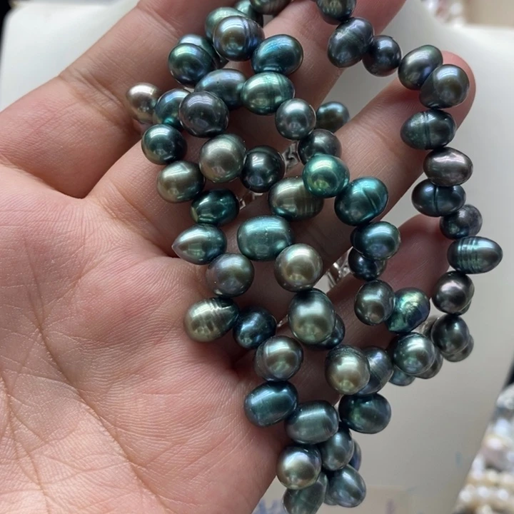 颈饰淡水珍珠合金