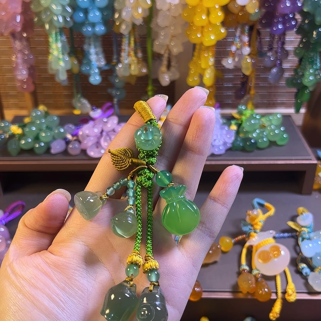 玛瑙/玉髓未镶嵌车挂