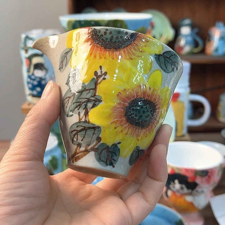 陶霜景德镇釉下手绘陶瓷