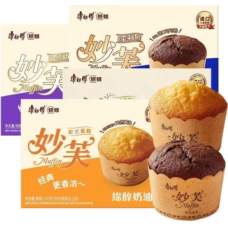 康师傅妙芙欧式蛋糕多种口味适合早餐零食的休闲糕点