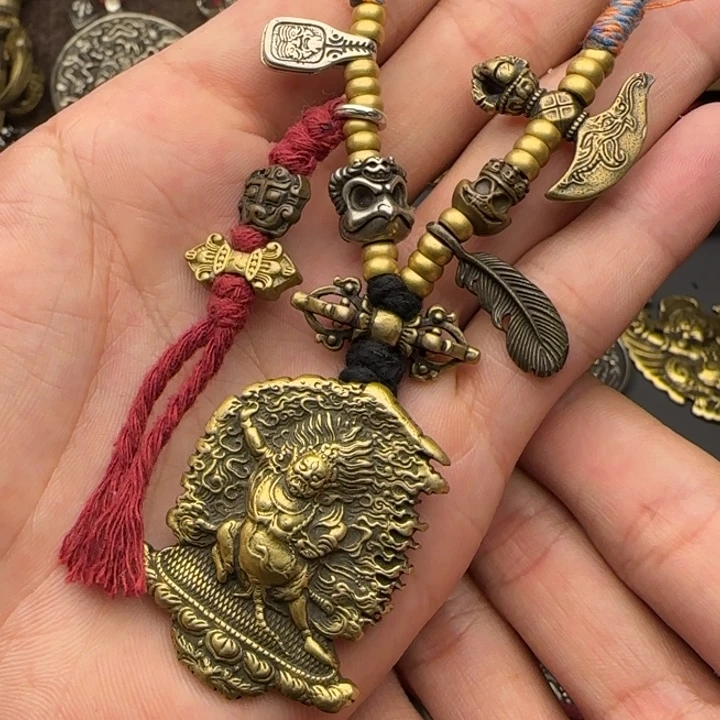 老铜金刚手锁骨链