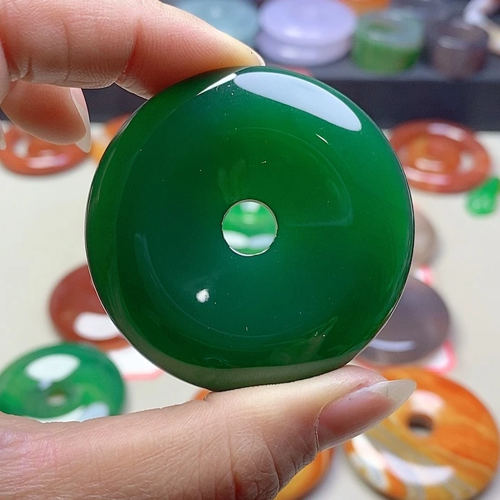 玛瑙/玉髓吊坠(不含链)未镶嵌诠**然