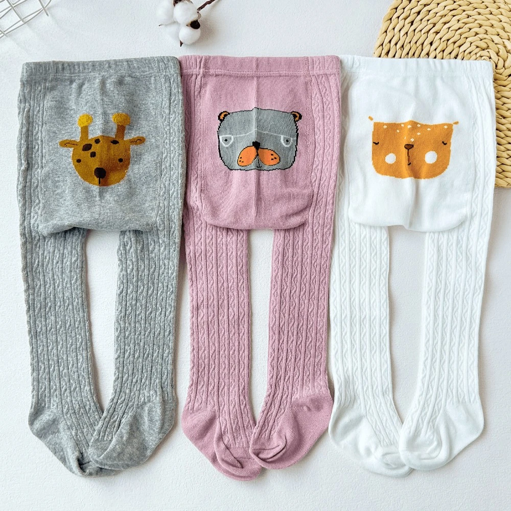 婴儿打底裤春秋薄款大PP女童连体袜A类棉质0-1-2岁宝宝连裤袜男童