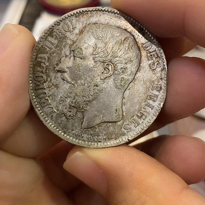 银Ag900利奥波德二世通货放漏