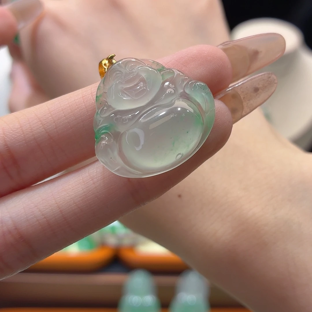 石英质玉银S925镶嵌颈饰