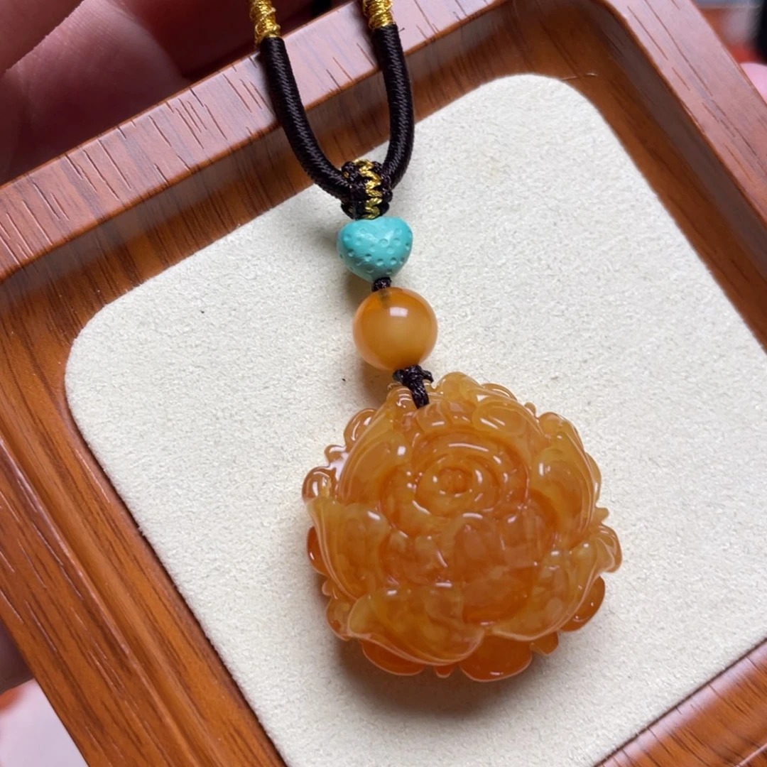 蜜蜡未镶嵌颈饰项链