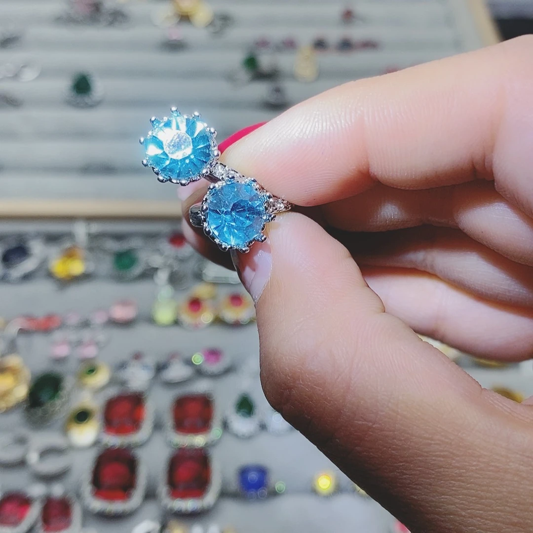 【闪购商品】芙蓉石戒指银S925镶嵌