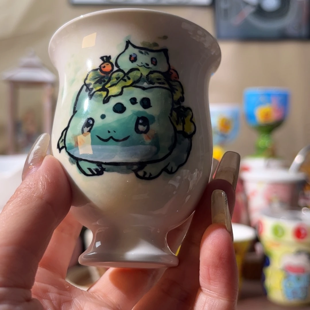 杯冬***?景德镇陶瓷文创手绘水杯